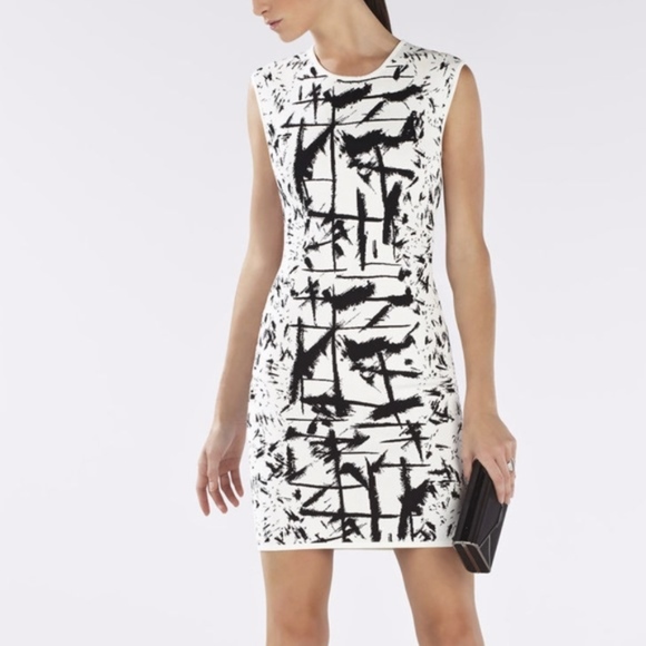 BCBGMaxAzria Dresses & Skirts - BCBGMAXAZRIA Jose Jacquard Knit Midi Ilana Dress